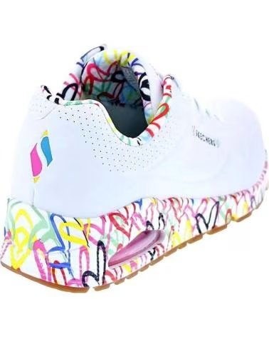 Scarpe sport per Donna SKECHERS ZAPATILLAS UNO - LOVING LOVE PARA MUJER EN COLOR BLANCO BLANCO