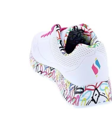 Schuhe für Mädchen und Junge SKECHERS ZAPATILLAS UNO LITE PARA NINOS UNISEX EN COLOR BLANCO BLANCO