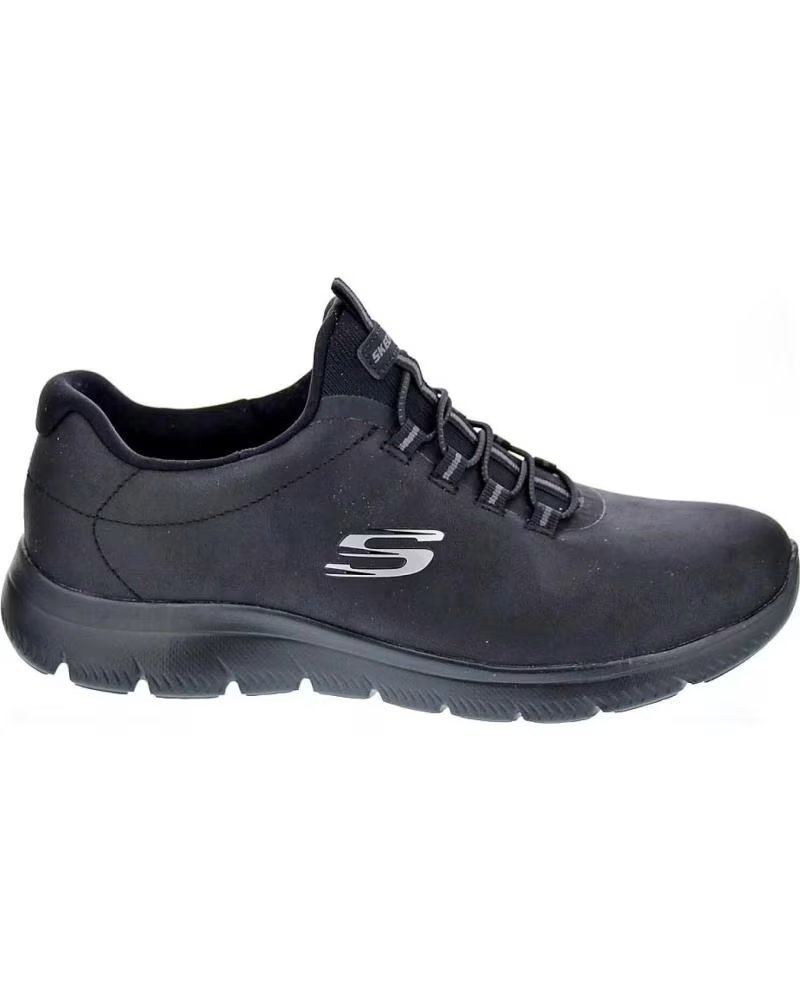 Sportivo per Donna SKECHERS 88888301 ZAPATILLAS CASUAL DE MUJER NEGRO SLIP ON NEGRO