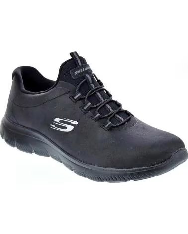 Sportivo per Donna SKECHERS 88888301 ZAPATILLAS CASUAL DE MUJER NEGRO SLIP ON NEGRO