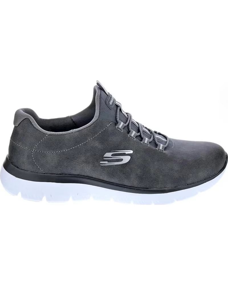 Deportivas de Mujer SKECHERS 88888301 ZAPATILLAS CASUAL DE MUJER GRIS SLIP ON GRIS
