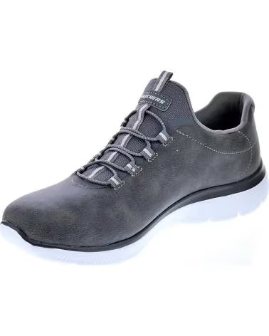 Deportivas de Mujer SKECHERS 88888301 ZAPATILLAS CASUAL DE MUJER GRIS SLIP ON GRIS