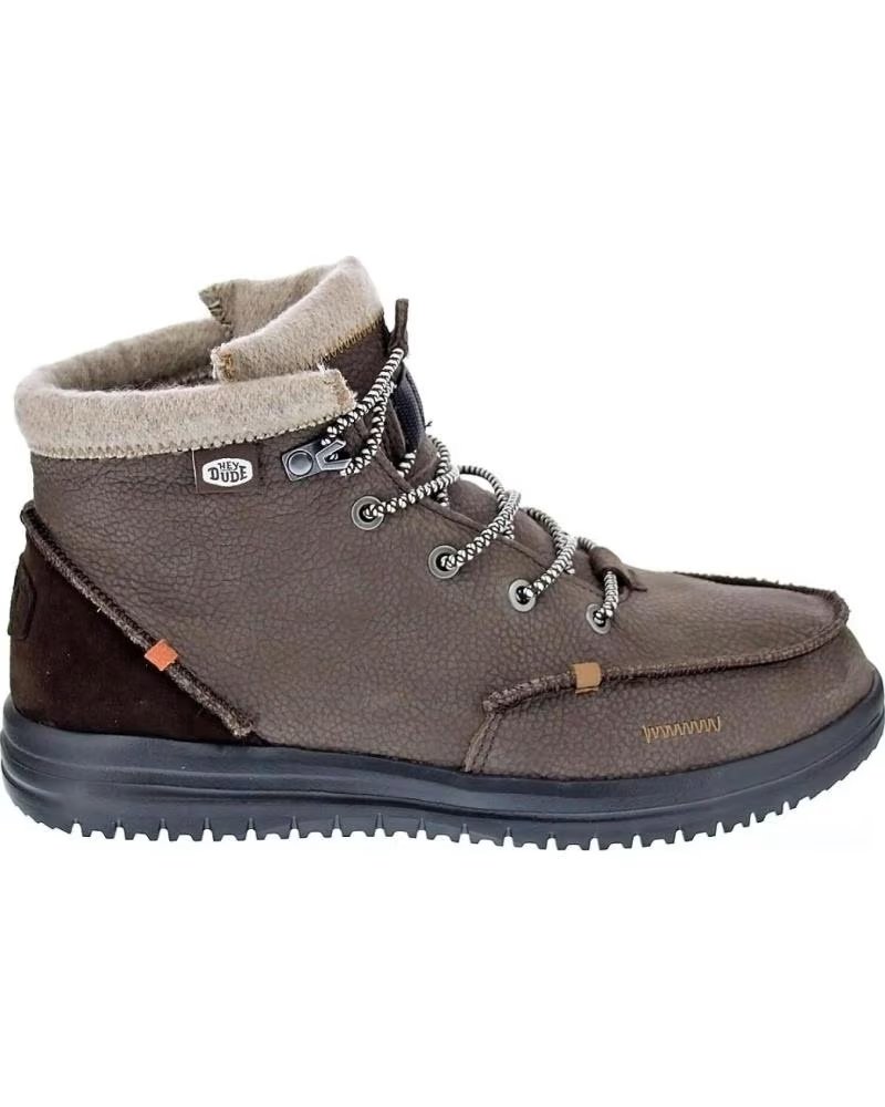HEY DUDE BRADLEY LEDERSTIEFEL FÜR HERREN BROWN