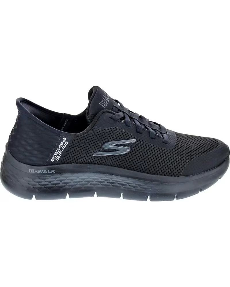 Sapatilhas de Mulher SKECHERS DEPORTIVAS PARA MUJER DE SLIP-INS MODELO 124836 BLACK
