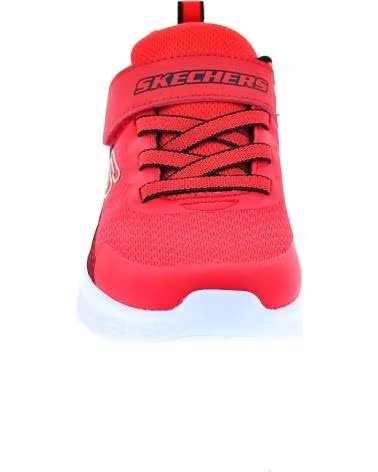 SKECHERS ZAPATOS ZAPATOS NINO ZAPATILLAS MODELO MICROSPEC II ROJO