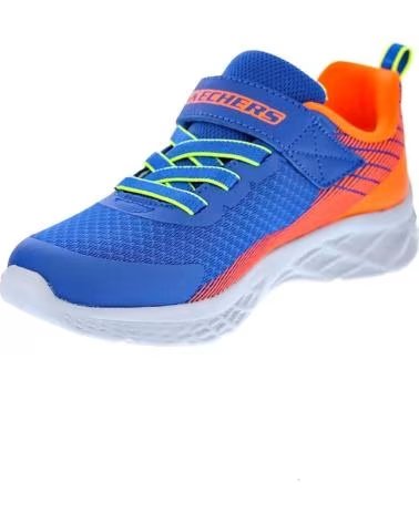 SCARPE SPORTIVE SKECHERS MICROSPEC II ZOVRIX PER BAMBINO BLUE