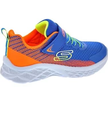 SCARPE SPORTIVE SKECHERS MICROSPEC II ZOVRIX PER BAMBINO BLUE