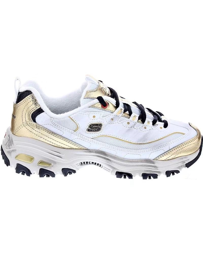 SCARPE SPORTIVE DA DONNA SKECHERS D LITES WBGD BIANCHE WBGD