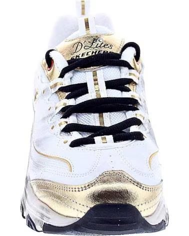 SCARPE SPORTIVE DA DONNA SKECHERS D LITES WBGD BIANCHE WBGD