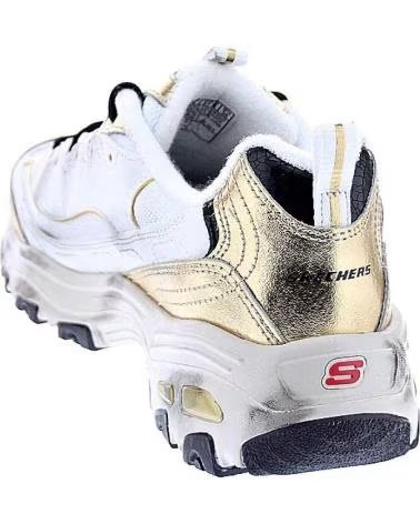 SCARPE SPORTIVE DA DONNA SKECHERS D LITES WBGD BIANCHE WBGD