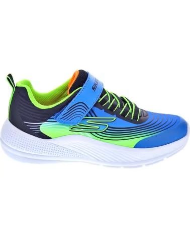 Scarpe per Bambina e Bambino SKECHERS ZAPATILLAS MICROSPEC ADVANCE PARA NINOS UNISEX EN COLOR AZUL AZUL