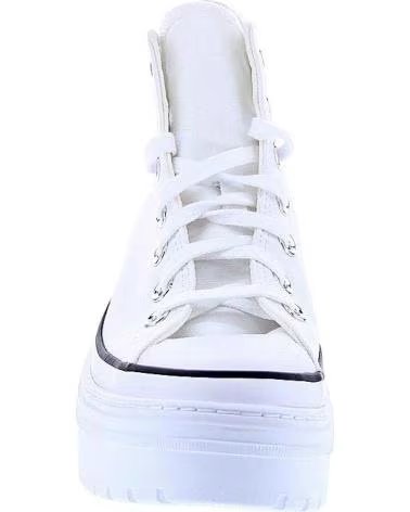 CONVERSE CHUCK TAYLOR ALL STAR LUGGED HI SCARPE DONNA BIANCHE BLANCO