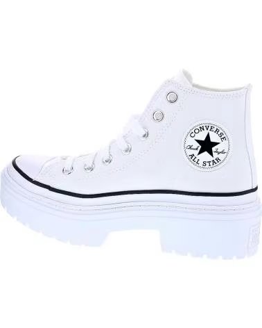 CONVERSE CHUCK TAYLOR ALL STAR LUGGED HI SCARPE DONNA BIANCHE BLANCO