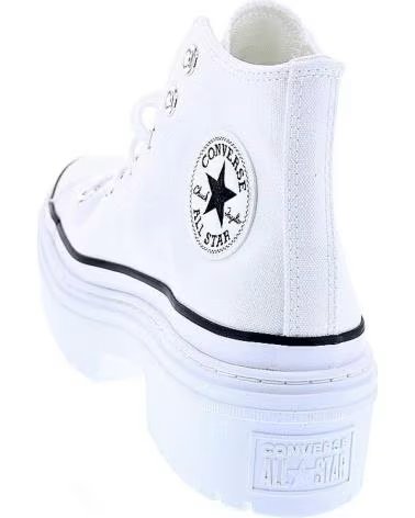 CONVERSE CHUCK TAYLOR ALL STAR LUGGED HI SCARPE DONNA BIANCHE BLANCO