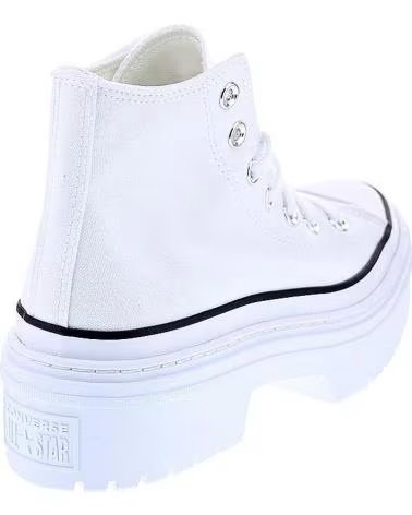 CONVERSE CHUCK TAYLOR ALL STAR LUGGED HI SCARPE DONNA BIANCHE BLANCO