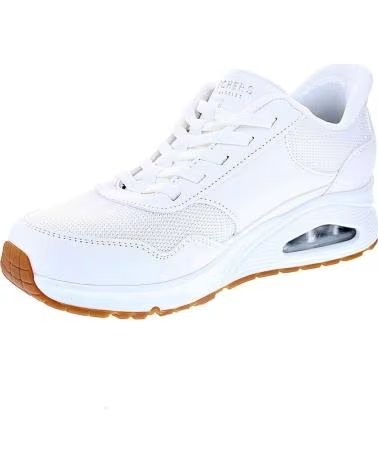 BASKETS SKECHERS SLIP-INS UNO - BANKSIA BLANC FEMME BLANCO