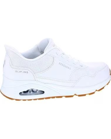 BASKETS SKECHERS SLIP-INS UNO - BANKSIA BLANC FEMME BLANCO