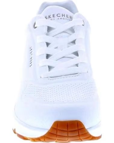 SKECHERS ZAPATOS ZAPATOS MUJER ZAPATILLAS BAJAS MODELO UNO JUNGLE BLANCO
