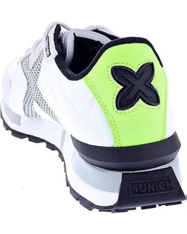 MUNICH SOKU 8189022 SNEAKER MEHRFARBIG WEISS-SCHWARZ-GRÜN UNISEX WHITE