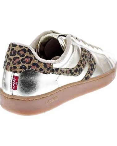 LEVIS Zapatillas Swift Jr Dorado Leopardo en dorado para ninos unisex NINA