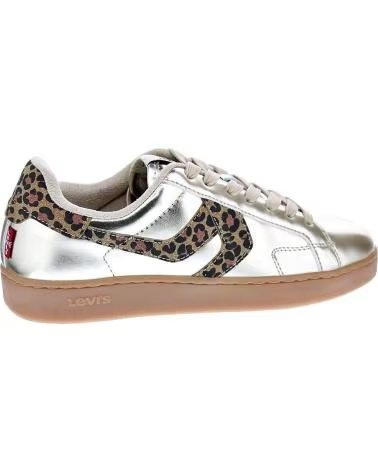 LEVIS Zapatillas Swift Jr Dorado Leopardo en dorado para ninos unisex NINA