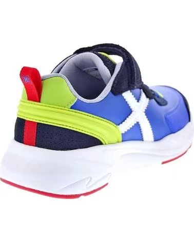 MUNICH Zapatillas Mini Track Vco 114 - Azul-Verde Lima en azul para ninos unisex AZUL
