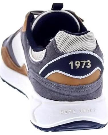 PEPE JEANS ZAPATILLAS PMS600002-MARLON EN MARRON PARA HOMBRE GRIS-MARRóN
