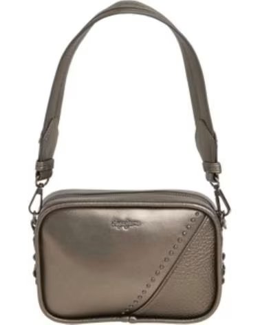 PEPE JEANS Bolso Keyra Metallic en gris para mujer 953-GRIS METALIZADO