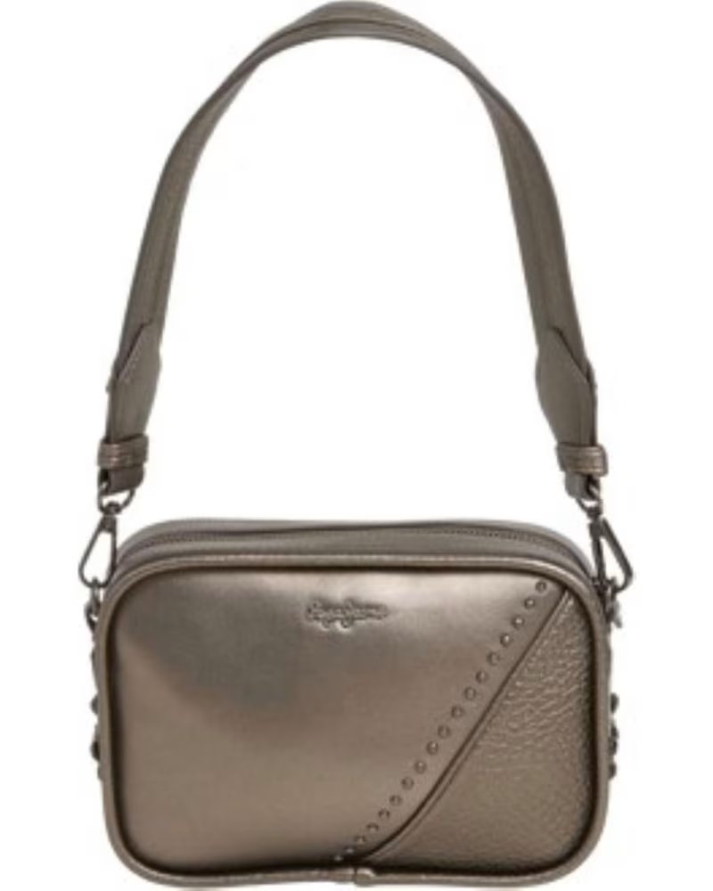 PEPE JEANS Bolso Keyra Metallic en gris para mujer 953-GRIS METALIZADO