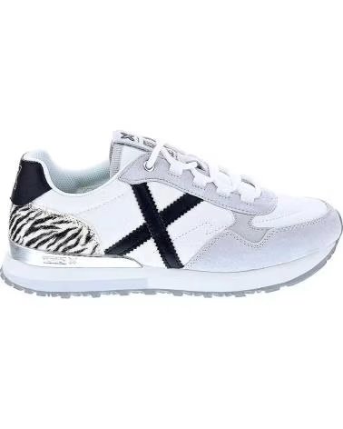 MUNICH BASKETS MUNICH SUNSET 64 FEMME BLANC NOIR ZÈBRE NAN