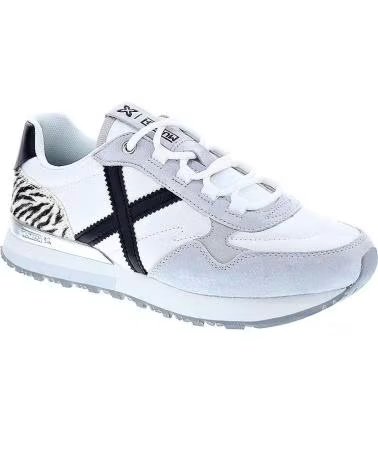 MUNICH BASKETS MUNICH SUNSET 64 FEMME BLANC NOIR ZÈBRE NAN