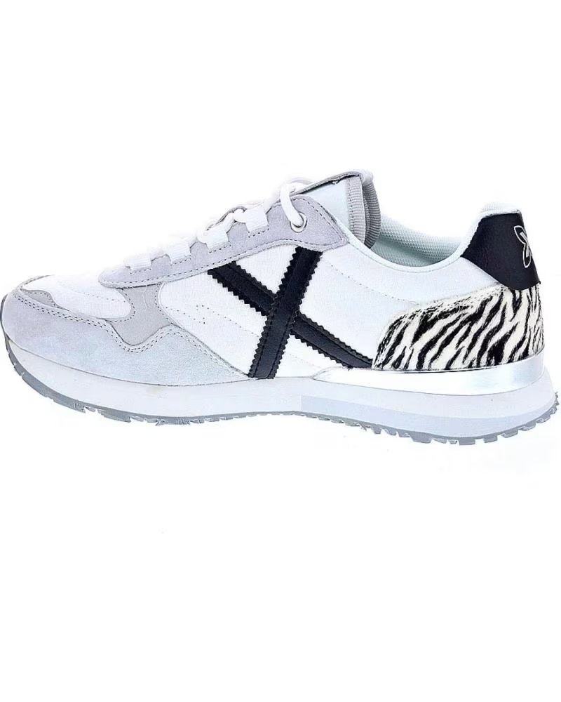 MUNICH BASKETS MUNICH SUNSET 64 FEMME BLANC NOIR ZÈBRE NAN