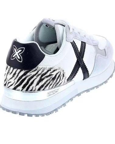 MUNICH BASKETS MUNICH SUNSET 64 FEMME BLANC NOIR ZÈBRE NAN