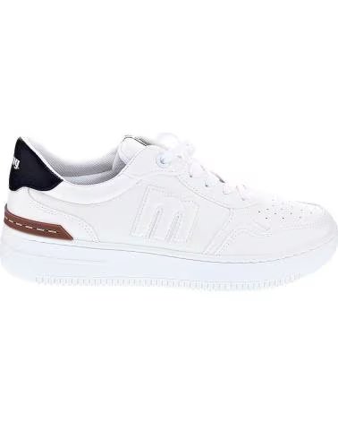 MTNG ZAPATILLAS MUSTANG 2026 V ATTITUDE CALZADO CABALLERO EN BLANCO PARA HOMBRE MURRI BLANCO - LOSFO NEGRO