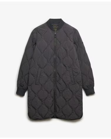 SUPERDRY LONG QUILTED JACKET EBONY VARIOS COLORES