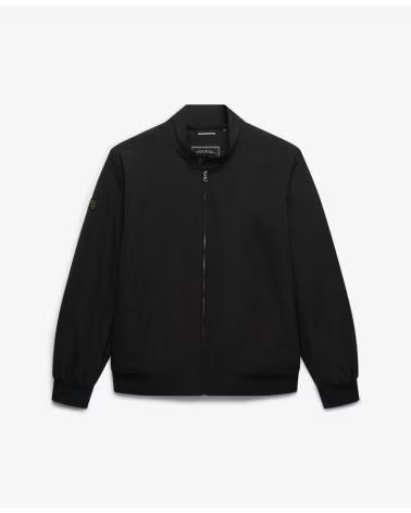 SUPERDRY GESTEPPTE HARRINGTON JACKE IN SCHWARZ VARIOS COLORES