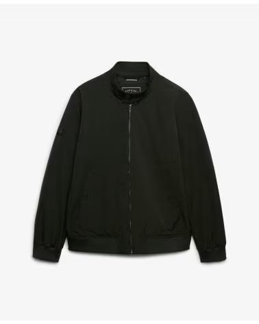 SUPERDRY GESTEPPTE HARRINGTON-JACKE IN OLIVGRÜN VON CO VARIOS COLORES