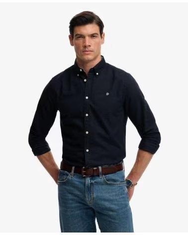 SUPERDRY OXFORD PREPPY HEMD MARINEBLAU VARIOS COLORES