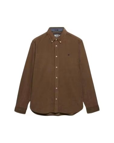 SUPERDRY KLASSISCHES CORDHEMD BRAUN VARIOS COLORES
