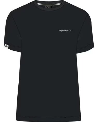 SUPERDRY Camiseta negra con logo bordado Essential Company de Co VARIOS COLORES