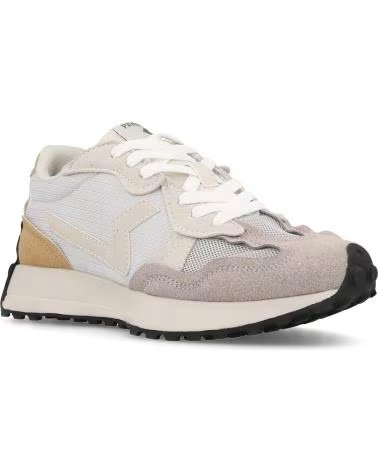 PAREDES ZAPATILLAS CASUAL MUJER SORVILAN Y GRIS BLANCO