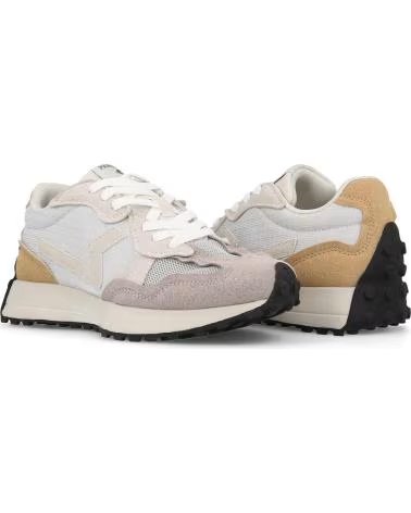 PAREDES ZAPATILLAS CASUAL MUJER SORVILAN Y GRIS BLANCO