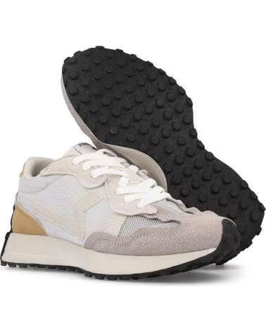 PAREDES ZAPATILLAS CASUAL MUJER SORVILAN Y GRIS BLANCO