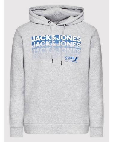 JACK AND JONES SUDADERA GRIS CON ESTAMPADO GRÁFICO JACK & JONES BOOSTER GRIS