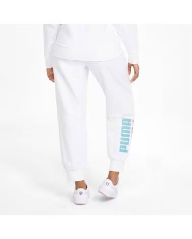 PUMA PANTALONES PUMA POWER COLORBLOCK BLANCOS BLANCO