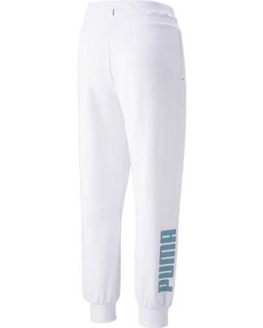 PUMA PANTALONES PUMA POWER COLORBLOCK BLANCOS BLANCO