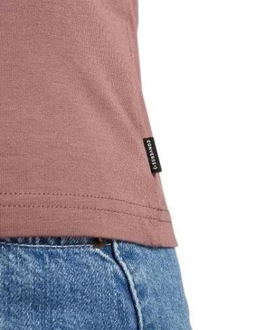 CAMISETA CONVERSE DE MANGA CURTA COM ESTAMPA DE BORBOLETA FEMININA ROSA