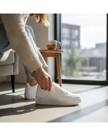 TIMBOS TIMBOS MEN´S SNEAKERS 132464 WHITE BLANCO