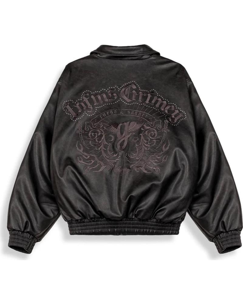 GRIMEY CHAQUETA BOMBER NEGRA UNISEX GRIMEY NEGRO