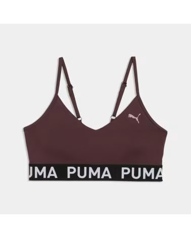 PUMA PUMA SEAMLESS LOGO BRALETTE MARRON CLARO